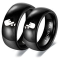 Anillos De Hombre Acero Inoxidable Stainless Steel Ring for Boy and Girl I Love You Love Couple Ring Titanium Steel Finger Ring