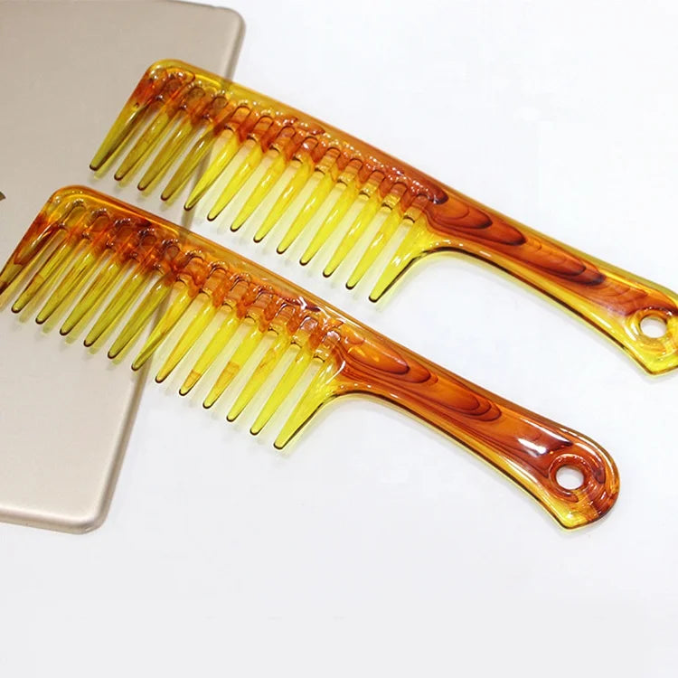 Wholesale Hairdressing Comb Large Tooth Anti-static Hair Straightener Brush Curly Hair Brush