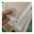 Special-Shaped Printing Outdoor Mesh Fence Banner Amusement Park Ferris Wheel Vinyl Wrapped Edge Promotional Flags & Banners
