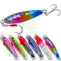 Metal Fishing Jig Spoons 7g 10g 15g 20g 30g Casting Jigging Bassbait Saltwater Jig Fishing Lure Artificial Baits