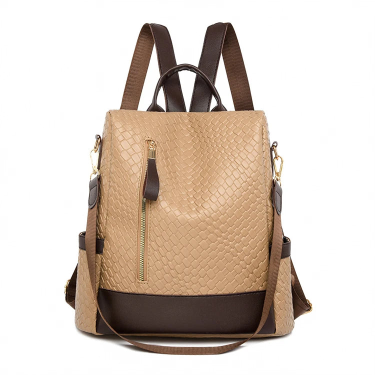 Antitheft Multicolor Stylish Cute Little Mini Shoulder Elegant Luxury Designer Pu Leather Backpack for Women 2026