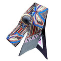 Luxurious Vintage Butterfly Flower Imitated Silk Bag Scarf Multifunction Hand Ribbon Scarf Headscarf MegaBDM
