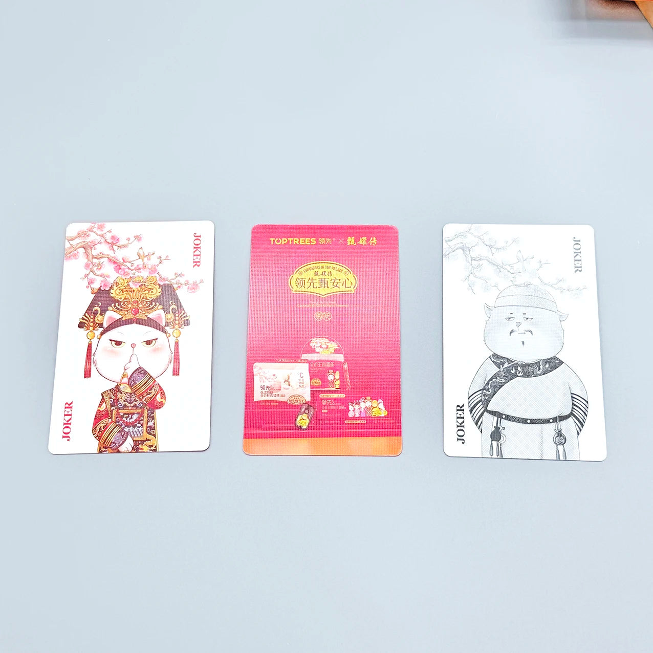 Factory Customised Recyclable Casino Poker Playing Cards Business Card Style Printed on Cardboard Box Eco-Friendly Paper Product