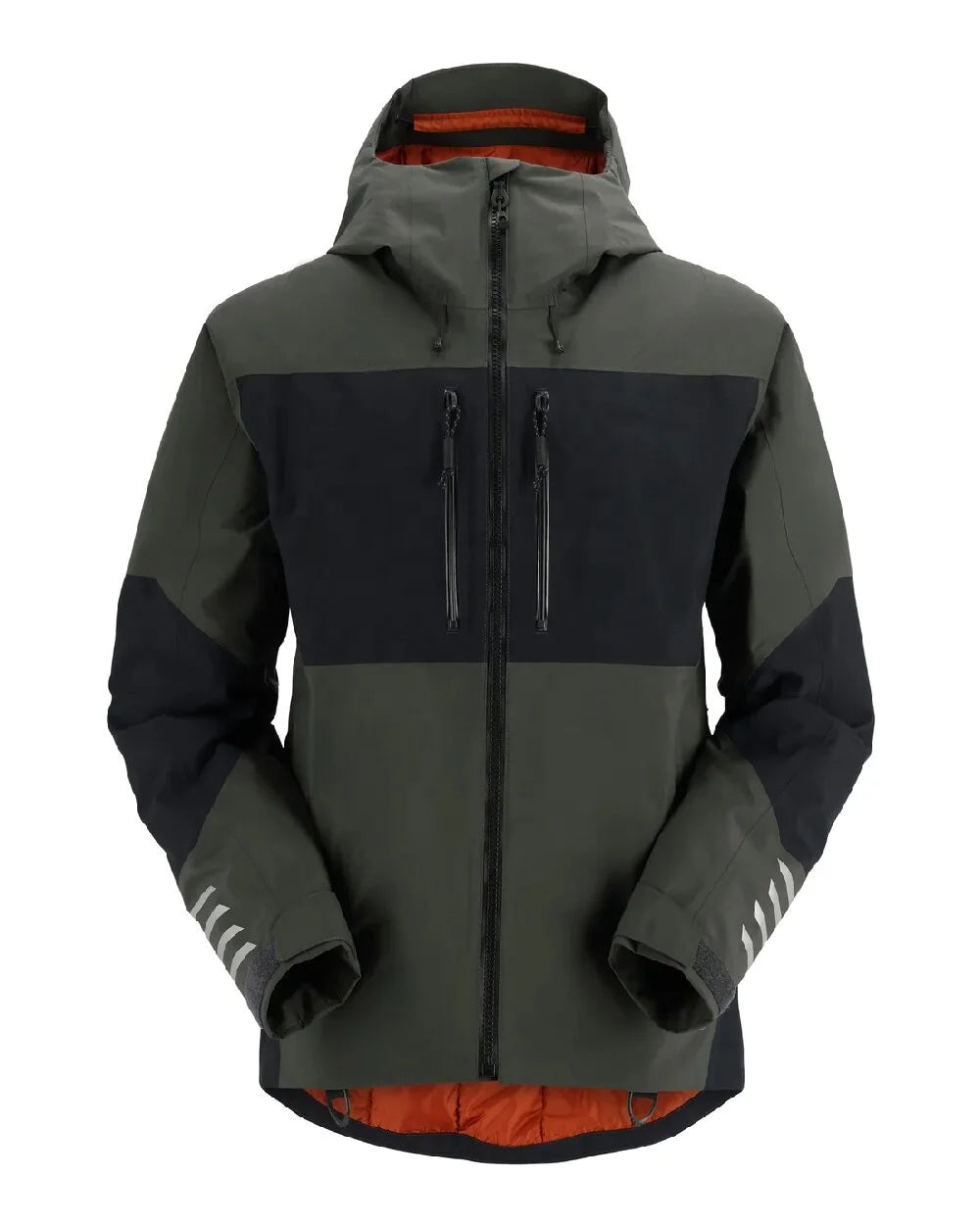 2025 Winter Windproof Waterproof 10000mm 100% Nylon Alpine Skiing Mountaineering Jacket Warm Breathable Hooded Collar Zipper