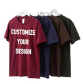 Tee Manufacturer Plain Cotton Men Tshirt Custom Print Graphic Logo T Shirt Designs Sublimation Camiseta Men's T-shirts for Men