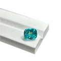 Elongated Cushion Lab Created Green Paraiba Diamond Loose Gemstone Per Carat Price