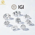 Factory Direct Sales Artificial Diamond IGI Certificate VVS Lab Created Diamond Synthetic Lab Diamond