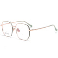 Wholesale Titanium Alloy Eyewear Fashion square Optical Glasses Frame Spectacle Eyeglasses Frames for Myopia