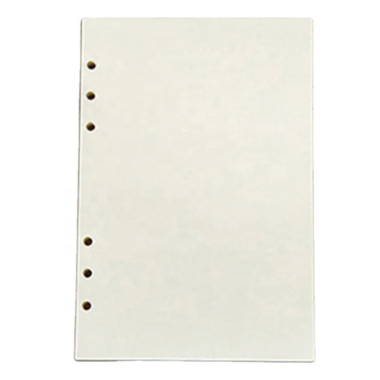 Creative Handmade School Notebook Loose Leaf B5 80g Single Line Grid Dot Blank English Cornell Study Daily Planner 60 Sheets
