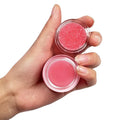 2 in 1 Fruit Flavor Double Effect Nourishing Repairing Anti-Chapped Jelly Lip Care Mask Balm Lip Exfoliator Scrub With Brush