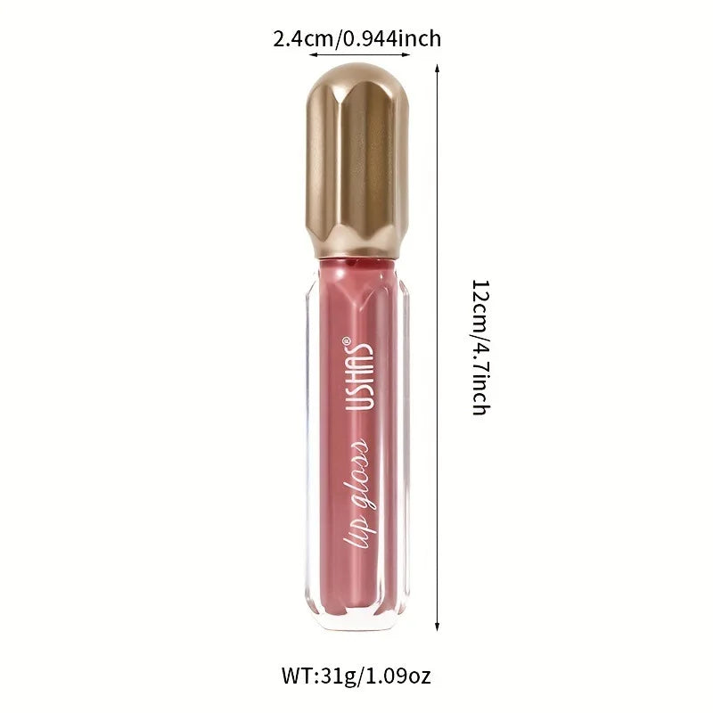 Popular 6-color Matte Liquid Lipstick Pearlescent Waterproof  Lip Gloss Long-lasting Non-stick Cup