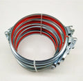 6" 152mm EPDM / TPE Lined Ducting Clamp with Flange Collar for Dust Removal of Wood Working Shop