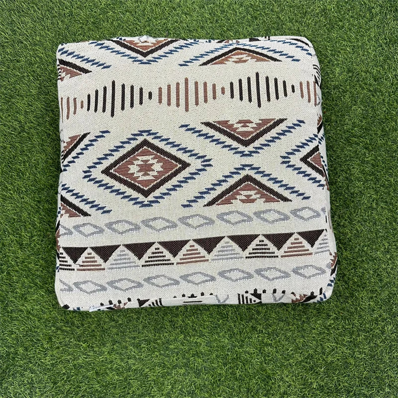 Low Moq Floor Seating Cushion 55*55+15CM Custom Tapestry Seat Cushions Throw Pillows Cover for Home Decor