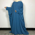 Butterfly Abaya High Quality Nida Muslim EID Islamic Clothing Women Plus Size Ramadan Robe Long Sleeve Modest Abaya