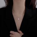 Wholesale Minimalist Fine Jewelry Zircon 925 Sterling Silver Personalised Necklace for Daily