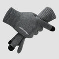 Customized Logo Outdoor Cycling Touch Screen Thermal Winter Man Acrylic Knitted Gloves