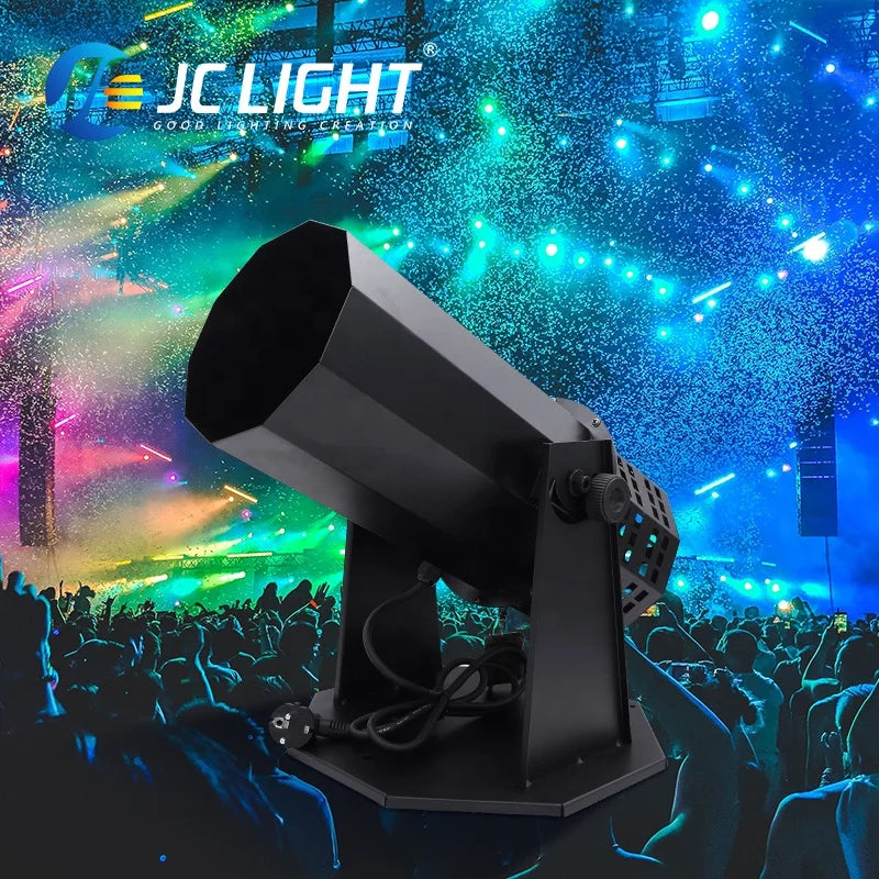 Large Confetti Cannon Machine Stage Atmosphere Wedding Remote Control Dj 1500w Confetti Paper Blower Machine