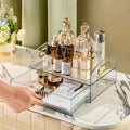 Jewelry Box Custom logo Desk Cosmetic Storage Bin Makeup Organizer Box Cosmetics Box Multifunctional