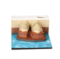 Omoshiroi Block Famous Building 2027 Weekly Calendar Paper Block 3d Sydney Opera House Memo Pad Note Cube with Retail Gift Box