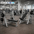 Decline Bench Press Rack Set Commercial Gym Equipment Steel Safety Durable Multi-Functional Full Set