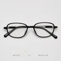 2025 Vintage Metal Frame and Metal Temples Silver Rectangular Large Full Rim Eyeglasses Frame for Optical Prescription Lenses