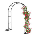 New Metal Garden Arch for Supporting Climbing Vines Flowers Decorative Features in Backyard Patio Wedding Venues