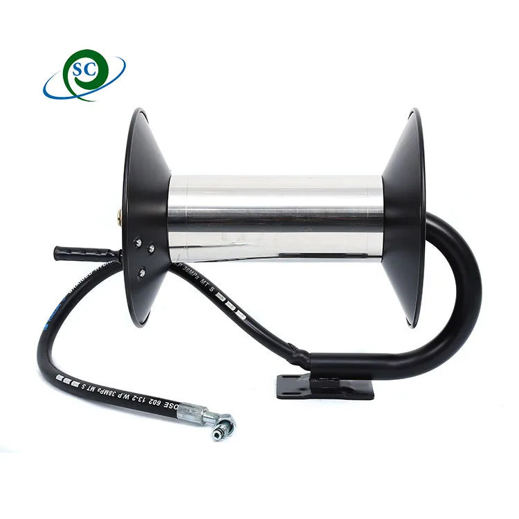 CS Heavy Duty Steel High Pressure Water Hose Reelmanual Retractable Quick Removable Hose Reel