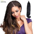 Imported Japanese Fiber High Temperature Heat Resistant Yaki pony Braiding Hair Short Synthetic Wavy Hair Yaki pony Braid