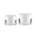Cosmetic Packaging Skincare Cream Pot Jar Gloss White 50 g Double Wall Empty Acrylic Cream Jar