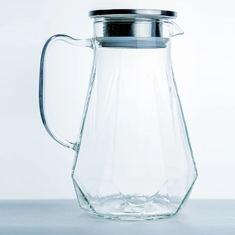 China Supplier Superior Quality Ice Tea Fruit Infusion Glass Beverage Carafe Pitcher