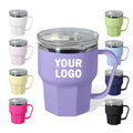 Factory Direct Custom Company Logo Box and Package Gift Cup Double Walled Kid Water Cup Outdoor Travel Mug with Hndle