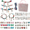 GT DIY Ice Cream Crystal Beads Silver Plated Alloy Durable Geometric Bracelet Set Children's Gift Creative Charm Bracelet