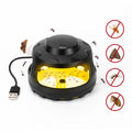 Insect Killer LED Light Electronic Fly Bug Flea Moth Mosquito Cockroach Trap Attractive Sticky Board Solid Electrical Power