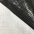 White Black Light-Scattering Shade Net Light Restriction Screens Greenhouse Shade Fabric White Color Light Reduction Shade Net
