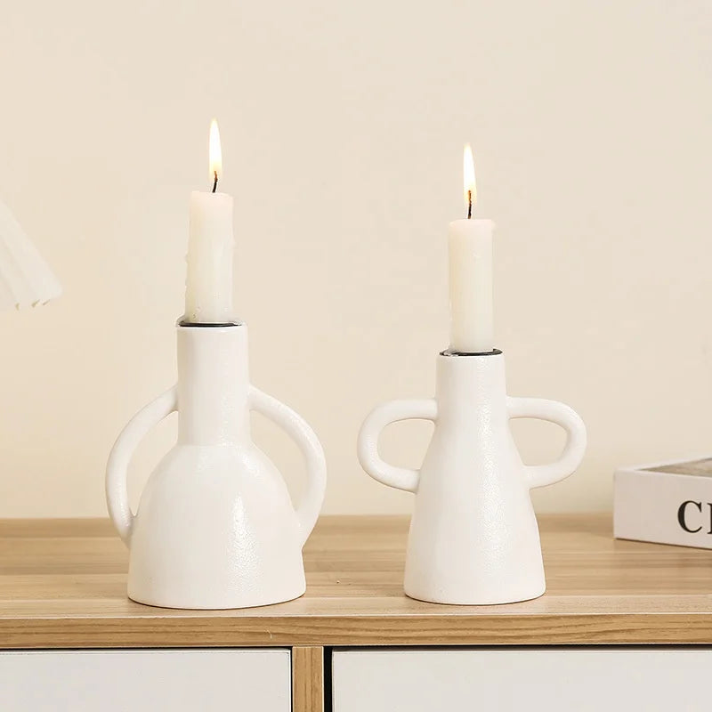 European Style Ceramic Candle Holder New Cross-Border Popular Home Decoration Soy Wax Wholesale