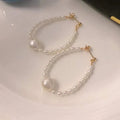 Tianmeng Women's Romantic 2026 Korean Solid 925 Silver Gold Drop AAA Natural Tiny Fresh Water Pearl Summer Earring