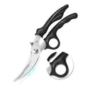 Stainless Steel Kitchen Shears Seafood Scissors Fish Cleaning King Crab Heavy Duty Bone Kitchen Scissors