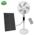BOYI Solar Ac Dc Motor Remote Control Solar Ceiling Fan with Solar Panel
