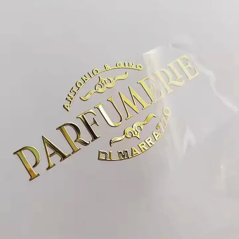 Custom Printed Waterproof PVC Adhesive Stickers 3D for Embossed Logo UV Transfer Cup Use Made PVC Material UV Resistant