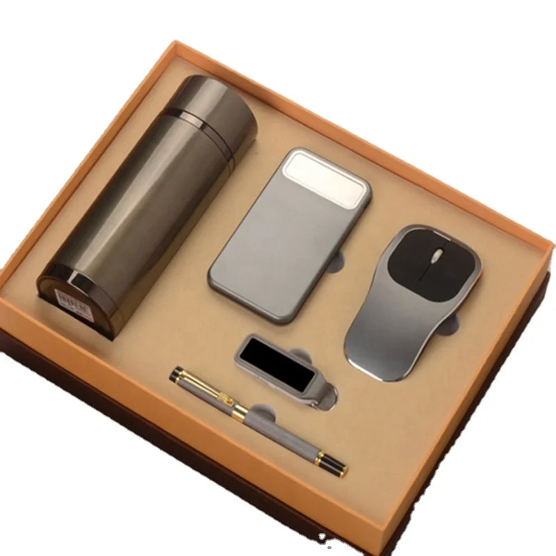 High Quality Luxury Stainless Steel Custom Promotional Gift Set Personalization for Office Christmas Easter Occasions OEM
