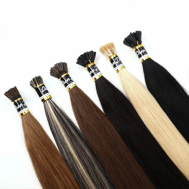 Cuticle Aligned Virgin Itips Indian Hair Extensions Suppliers Human Remy Hair Extension Vendors I Tip Hair Extensions Wholesale