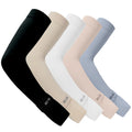 Plain Ice Silk Fabric Over Sleeve Sports Cycling Fishing Sun Protection Solid Arm Sleeve Breathable Compression Arm Sleeves
