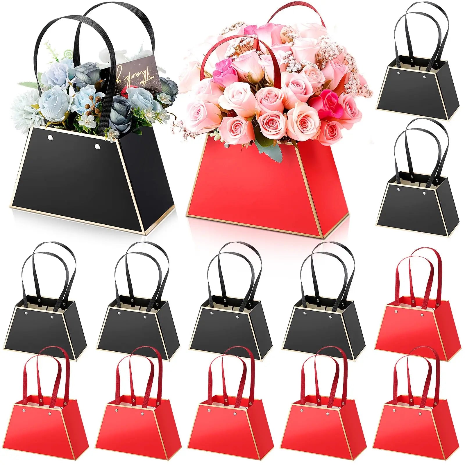 Wholesale Hot Selling Flowers Gift Box Valentine's Rose Packaging Florist Bouquet Flower Boxes