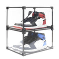 Custom Clear Acrylic Magnetic Display Shoe Box Rectangle Office Organizer Injection Technics for Home Use