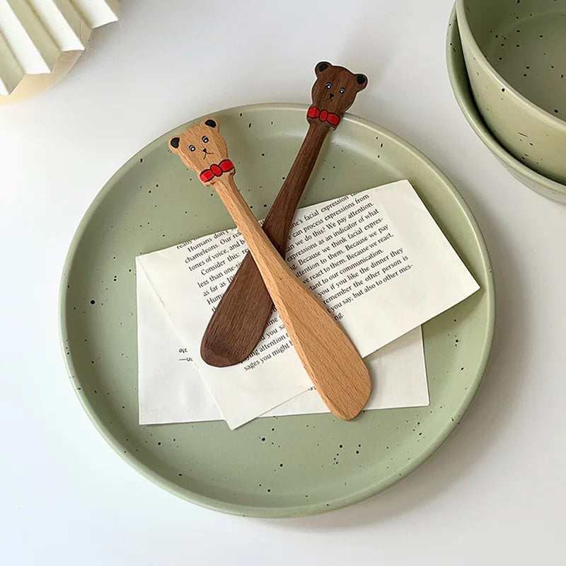 Retro Ins Style Niche Matte Green Splashing Ink Ceramic Tableware Dessert Western Food Plate Fruit Bowl