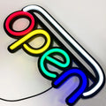 Customized 16" X 9" 3D LED Neon Flex Open Closed Sign for Advertising Car Companies-Waterproof IP54
