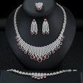 Women Dubai Indian Jewelry Set Wedding for Bride Rings Earring African Earrings Bohemian Necklace Jewelry Sets