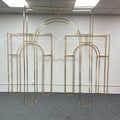Wedding Arch White Metal Wedding Arch Heavy Rectangular Wedding Arch Background Frame for Bride's Birthday Party Balloon Decor