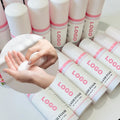 Private Label pink Eyebrow Cleaner Lashextensions Shampoo Supplies Lash Shampoo Set Eyelash Extension