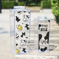 Eco Friendly Water Bottle Milk Carton Acrylic Milk Carton Bottle 1000ml 500ml clear Acrylic Tumbler Plastic Water Bottle